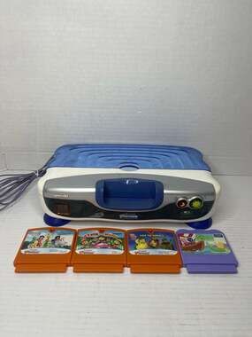 VTech V.Smile Motion Active Learning System Console with 4 Games Read